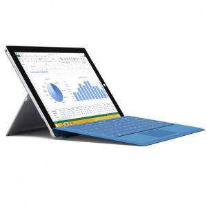 MÁY TÍNH BẢNG MICROSOFT SURFACE PRO 3 I5 4300U 1.9G, RAM 4G, HDD 128G SSD, 12’ QHD, WIN 8.1 PRO